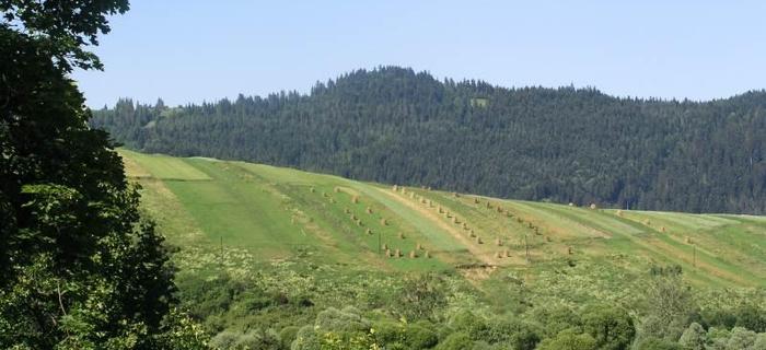 Pieniny po Słowackiej stronie.