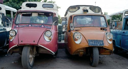 Birmańskie taksówki