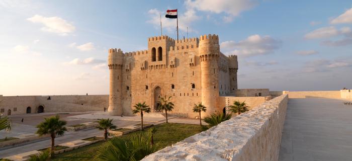 Zamek Qaitbay w Aleksandrii