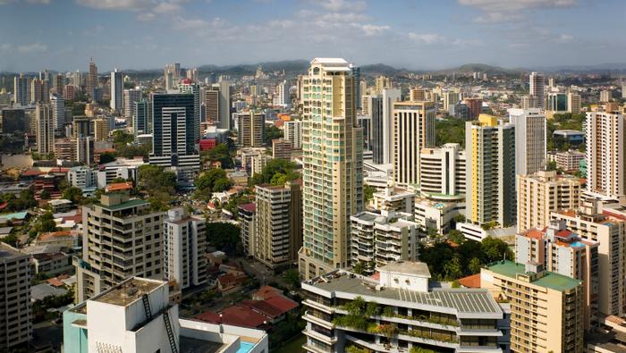 widok na Panama City