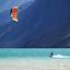 Kitesurfer u wybrzeży Chile