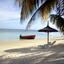Poranek na plaży na Mauritiusie