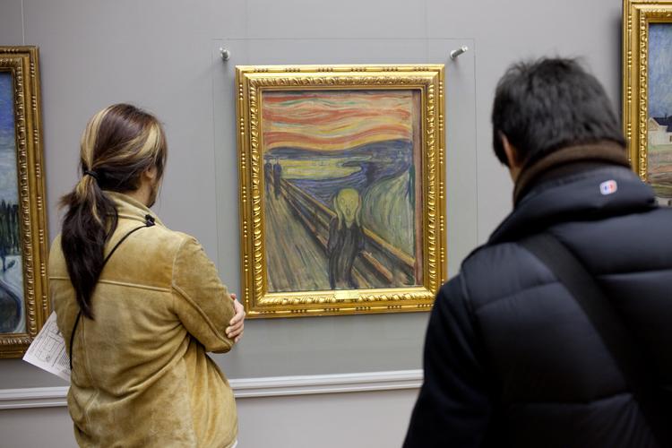 "Krzyk" Edwarda Muncha znajduje się w Muzeum Narodowym oraz w Muzeum Muncha