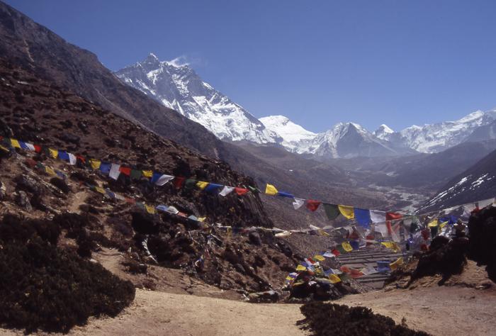 Flagi modlitewne w Nepalu