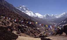 Flagi modlitewne w Nepalu