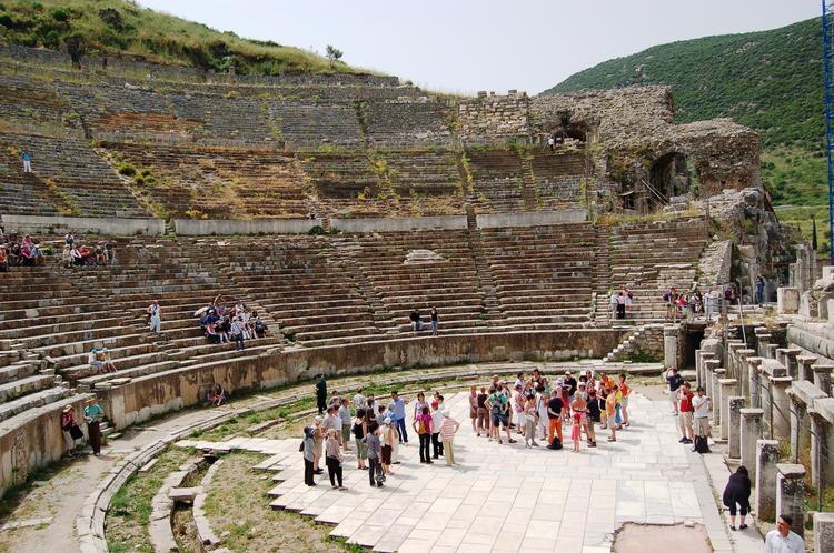 Scena amfiteatru w Efezie