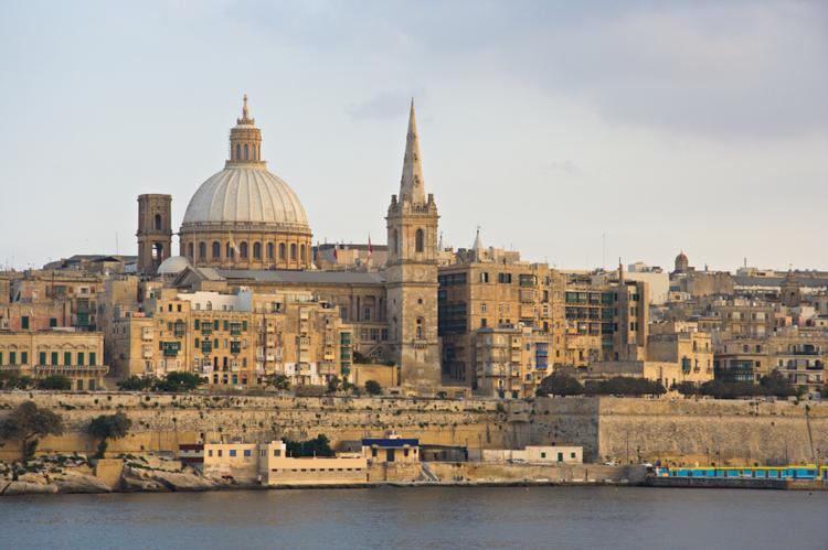 Widok na Vallettę od strony Sliemy