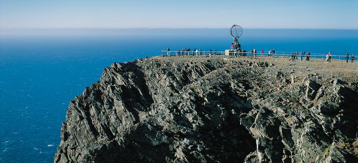 Nordkapp - Najbardziej wysunięte na północ miejsce w Europie