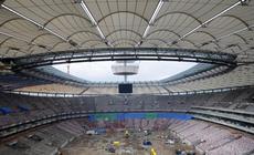 Stadion Narodowy w Warszawie - stan budowy z 14 lipca 2011