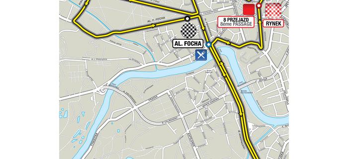 mapa kraków