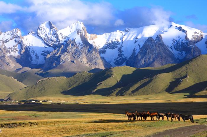 Góry Pamiru  w Kirgistanie