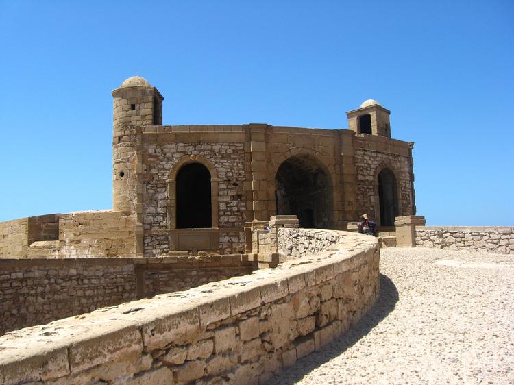 Fort Skala de la Ville wybudowany przez Portugalczyków