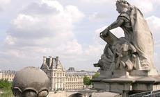 Widok z tarasu w Muzeum Orsay