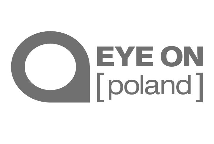 Logo programu "Eye on Poland" emitowanego przez CNN