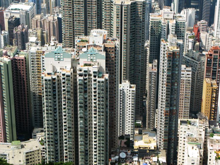 Hongkong to jedno z najgęściej zaludnionych miejsc na świecie