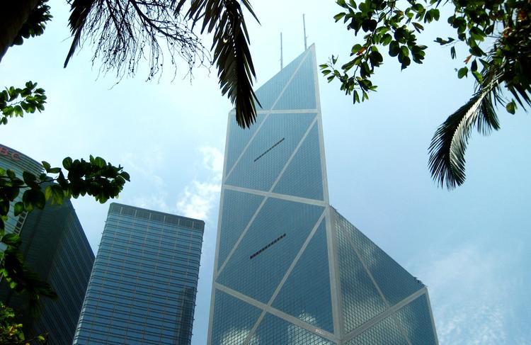 Wieżowce w Hong Kongu