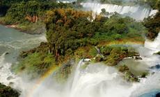 Tęcza nad Wodospadami Iguazu
