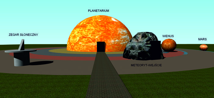 Wizualizacje autorstwa zespółu projektowego naukowców UAM. Ostateczny kształt nada pawilonom zwycięzca konkursu.