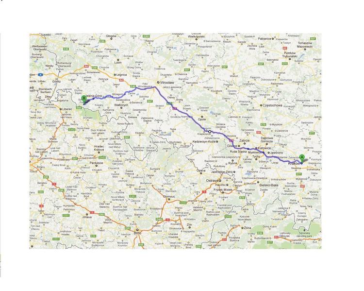 kraków szklarska poręba