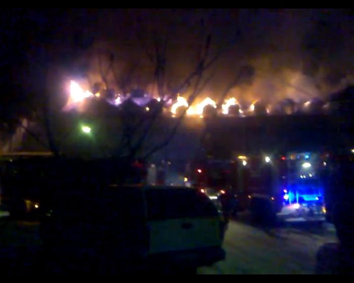 Pożar hotelu w Chańczy - akcja strażaków trwała 10 godzin