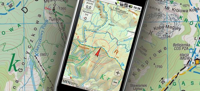 Mapa, GPS