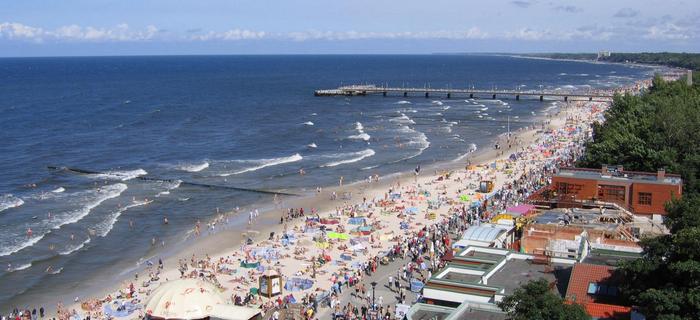 Plaża w Kołobrzegu