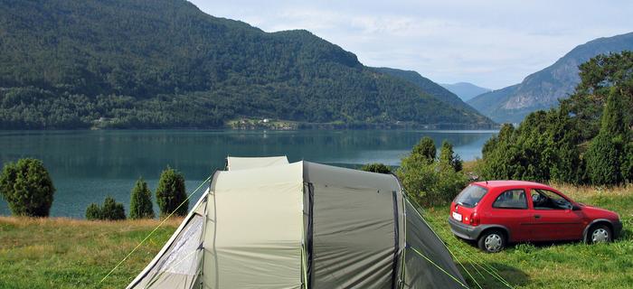 Camping w Norwegii