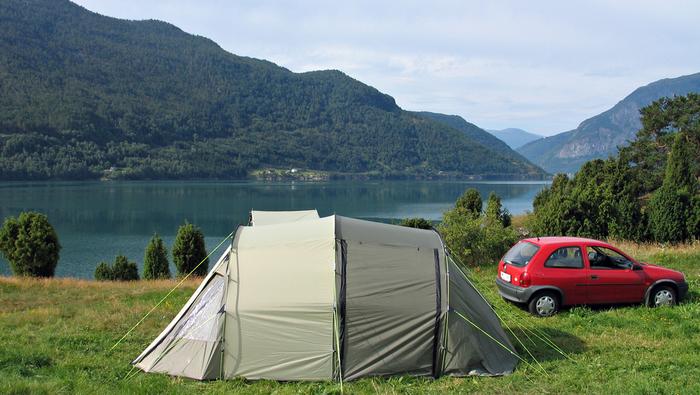 Camping w Norwegii