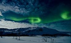 Zorza polarna Norwegia