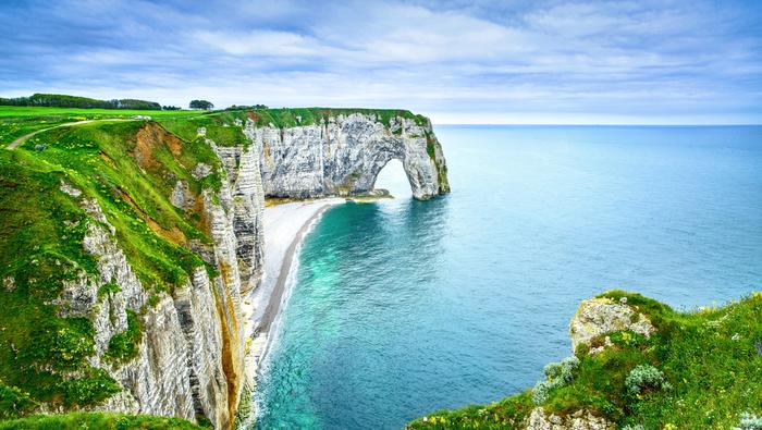 Klify Etretat, Normandia