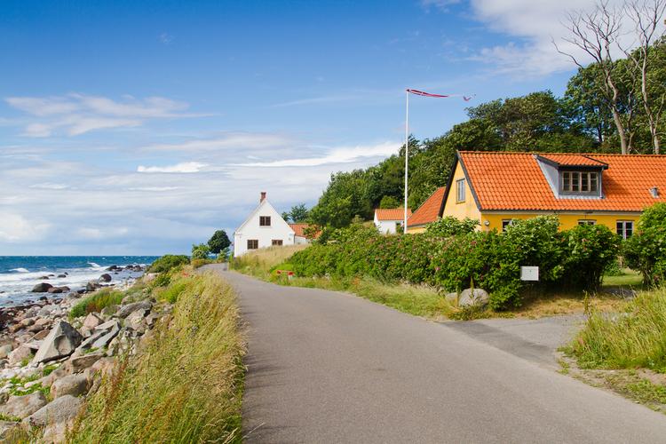Trasa rowerowa w pobliżu Hasle i Jons Kapel