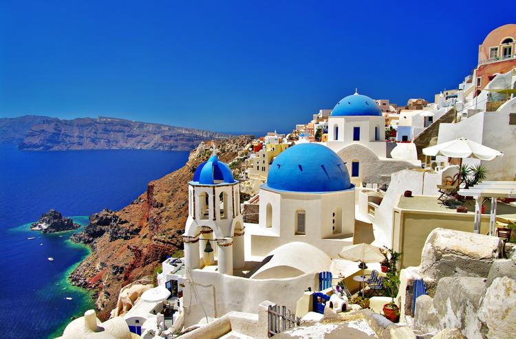 Wyspy greckie: Santorini
