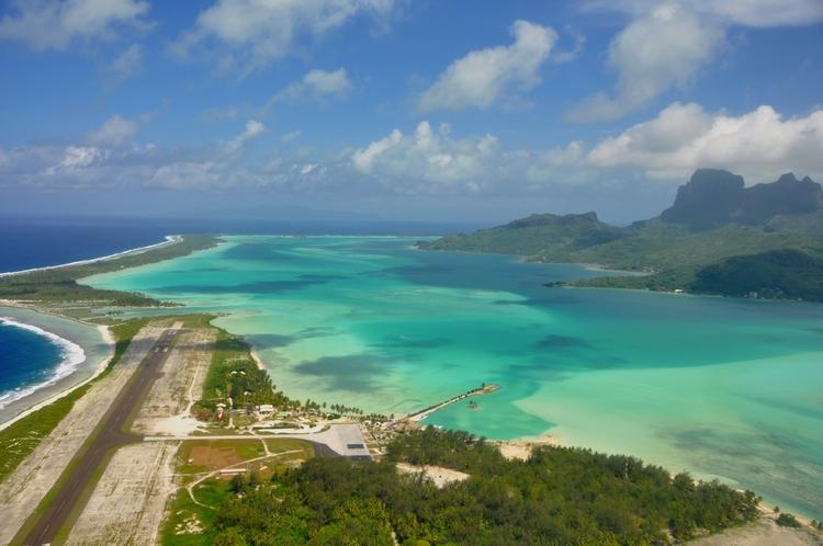 Lotnisko Motu Mute, Bora Bora, Polinezja Francuska