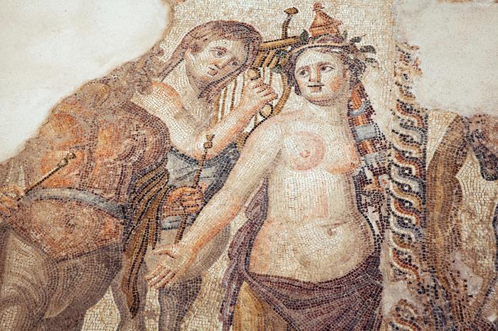 Mozaiki podłogowe w Pafos