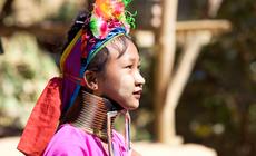 Dziewczynka z grupy etnicznej Karenów