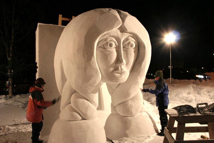 Festiwal śniegu w Kirunie