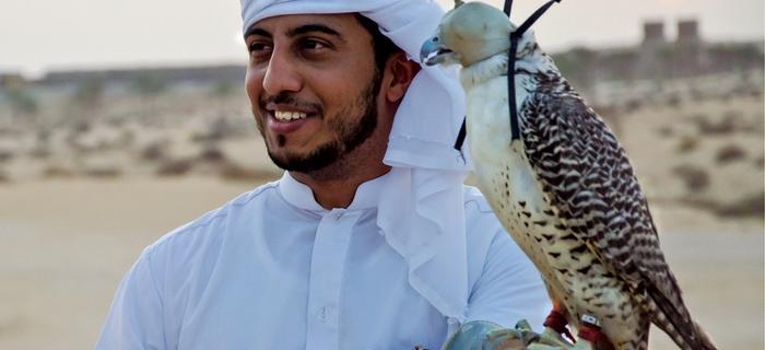Tradycja polowania z sokołem sięga w Dubaju 2 tys. lat