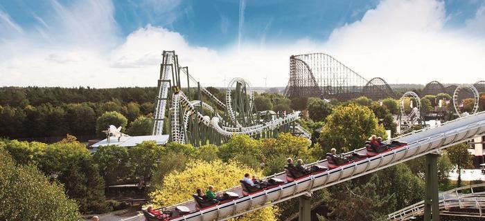 Przejażdżka kolejką górską w Heide-Park