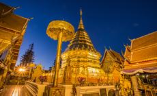 Wat Pra That Doi Suthep w prowincji Chiang Mai