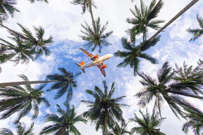 Lot na wakacje w tropikalnym kraju