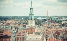 Widok na stare miasto, jedną z głównych atrakcji Poznania