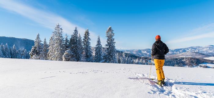 Beskid Sądecki zimą