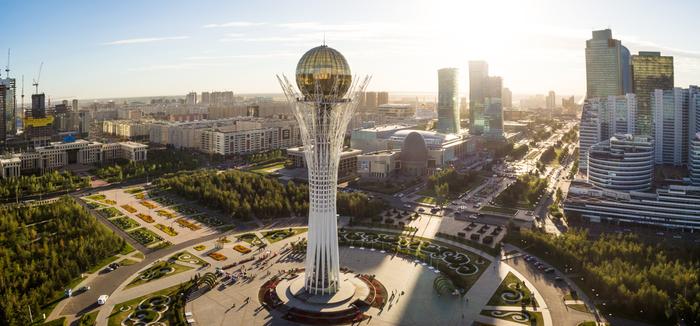Kazachstan, centrum Astany, stolicy kraju