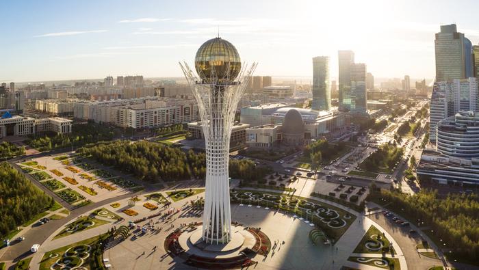 Kazachstan, centrum Astany, stolicy kraju
