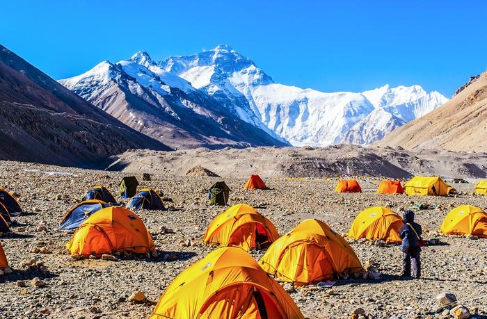 Base Camp pod Mount Everest
