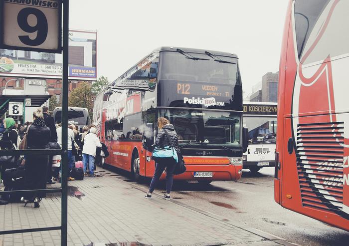 Przystanek Polskiego Busa w Gdańsku