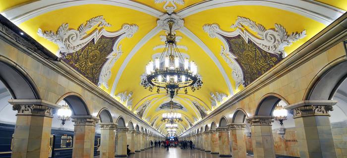 Moskiewskie metro: stacja Komsomolskaja