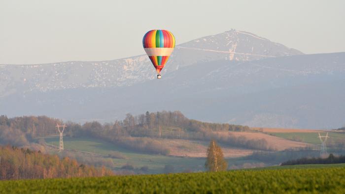 Lot balonem nad Polską