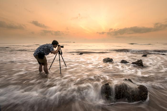Fotograf nad morzem