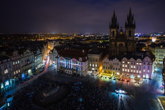 Festiwal światła w Pradze